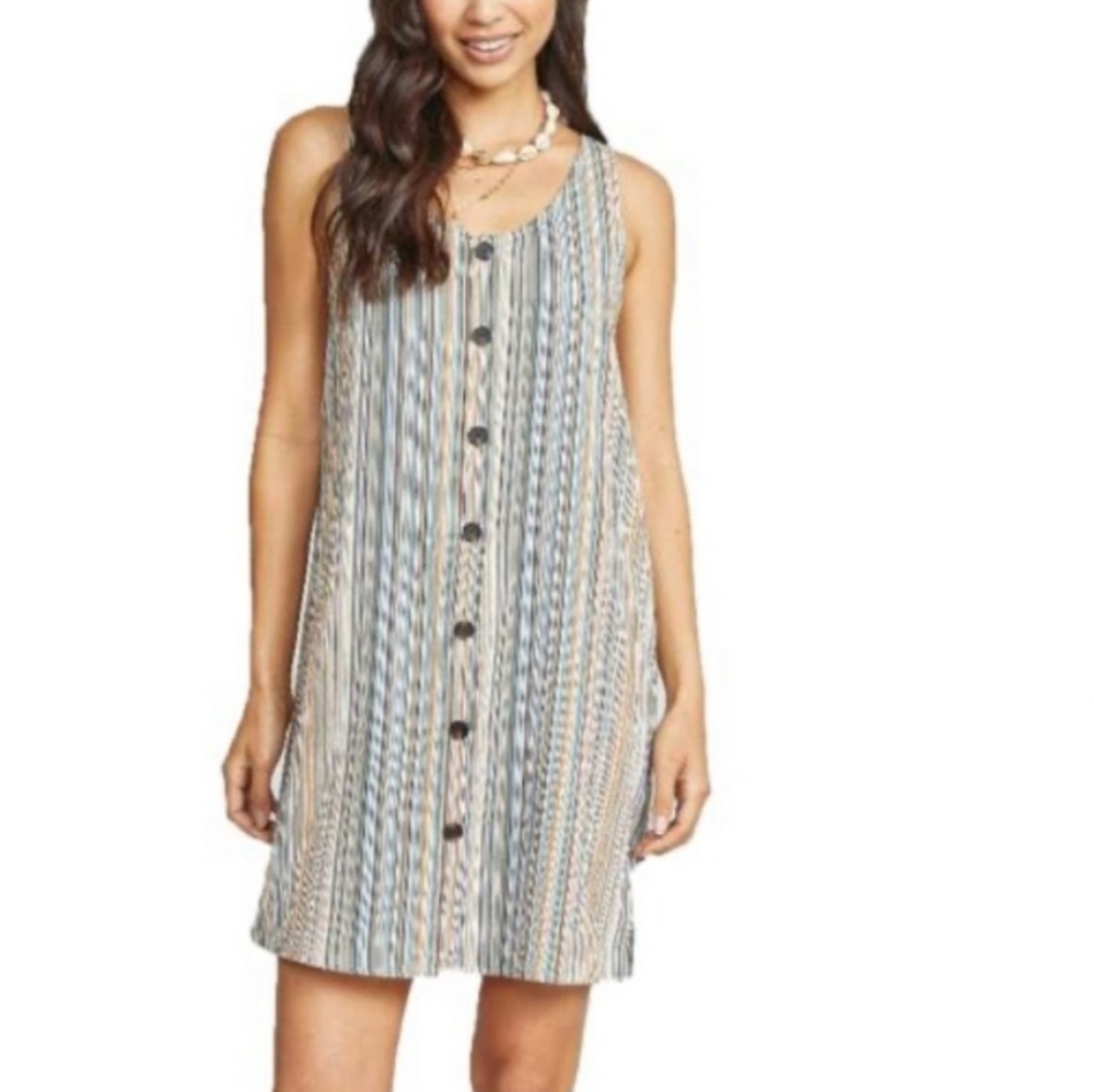 SADIE & SAGE Walk the Line Striped Sundress Size S